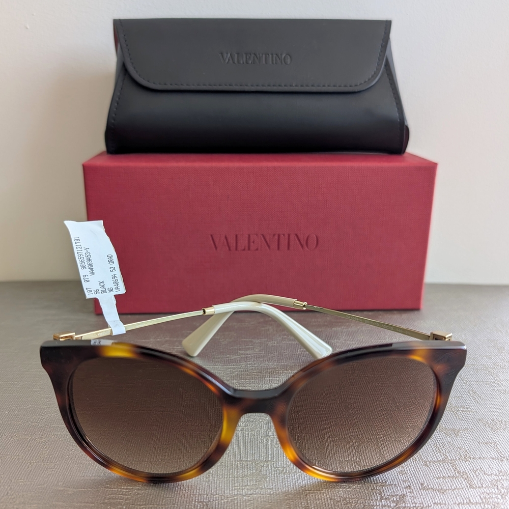 Valentino Tortoise Shell Sunglasses